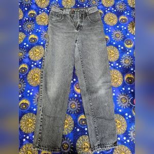 80's stone wash gray jeans